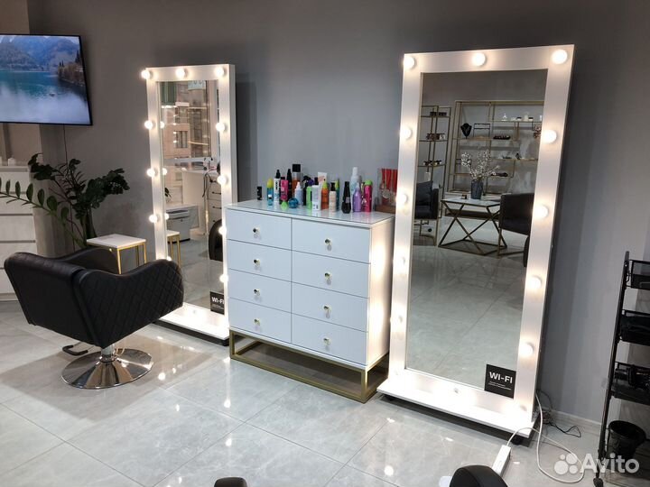 Гримерное зеркало бу