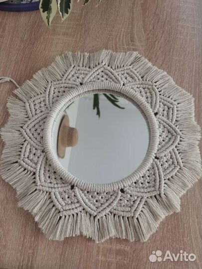 Зеркало макраме