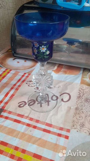 Посуда цветное стекло времен СССР