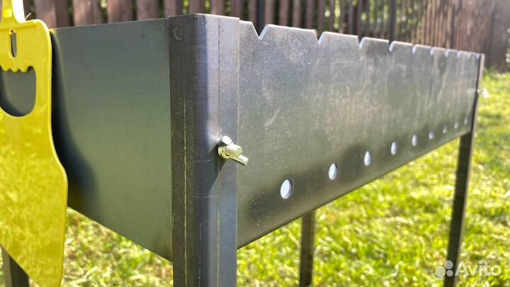 Мангал из стали 2мм. Новый. Прочный. 630/320/600мм