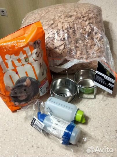 Клетка для грызунов (крысы, хомяки) + комплект