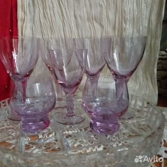 Сиреневое стекло СССР,смотрите все