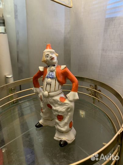 Статуэтка Клоун Вербилки 60 годы