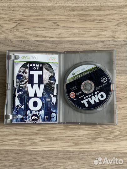 Диски на xbox 360 Army of Two classics