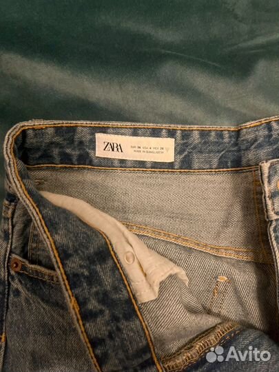 Джинсы zara 36 прямые