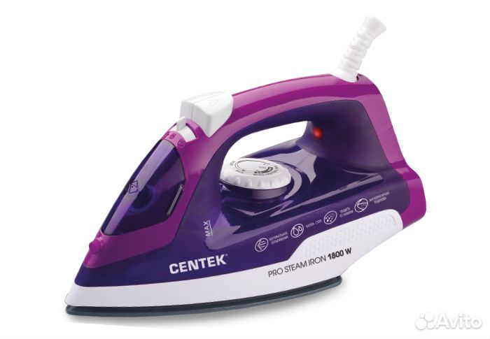 Утюг Centek CT-2348 violet (фиолет) 1500Вт