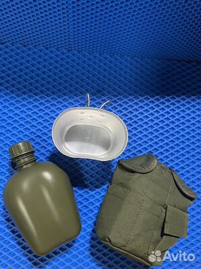 Фляжка армейская+котелок