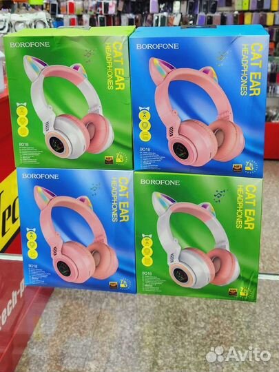 Беспроводные наушники с ушками Borofone bo18