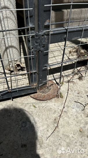 Вольер для собак с будкой