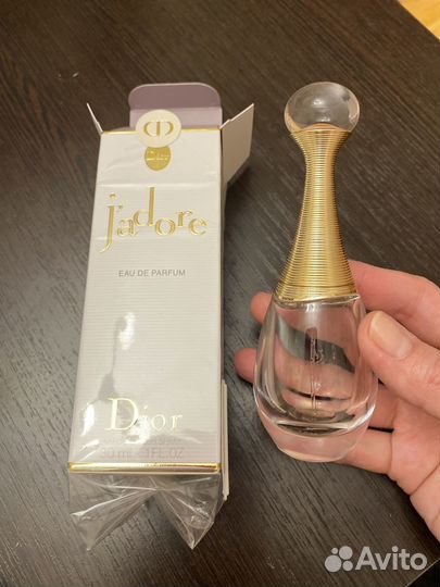 Dior jadore eau DE parfum коробка и флакон