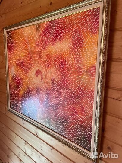 Картина маслом на холсте в раме