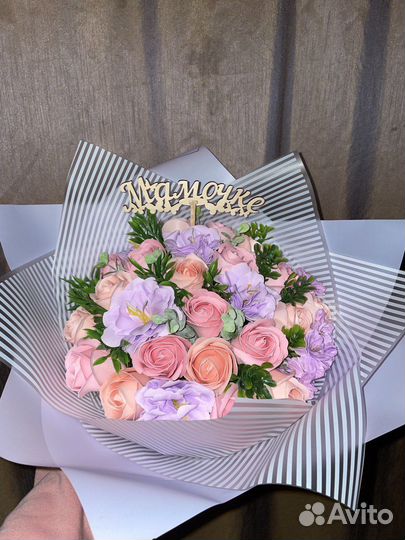 Букет цветов из мыла