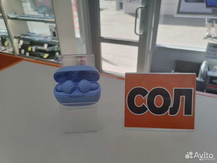 Наушники беспроводные JBL Wave Beam Blue (Солнечны