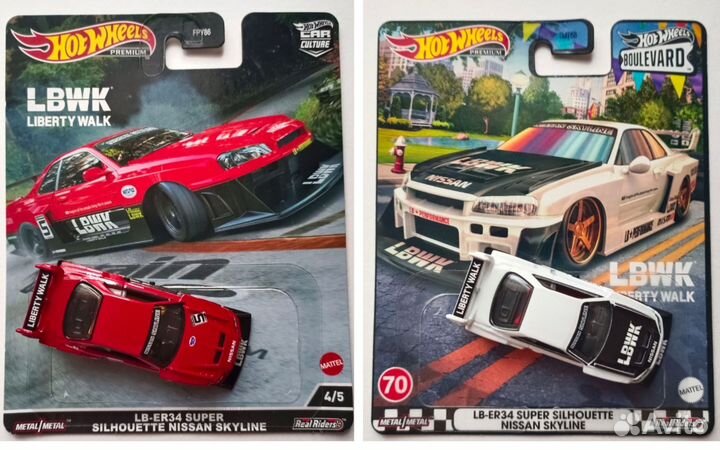 Hot wheels Nissan Skyline GT-R R34 Liberty Walk