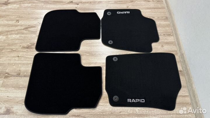 Текстильные коврики салона Skoda Rapid оригинал