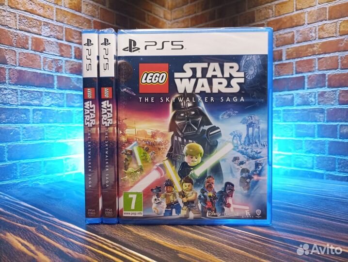 Lego Star Wars The Skywalker saga PS5 Новый диск