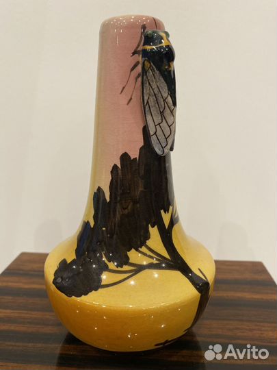 Винтажная керамическая ваза В стиле ар-деко