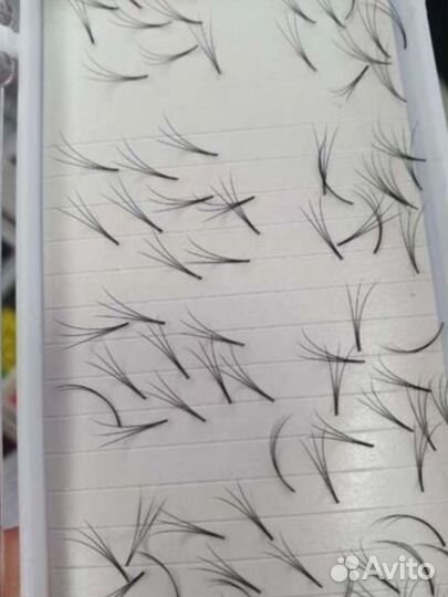 Готовые пучки для наращивания ресниц(лавли )