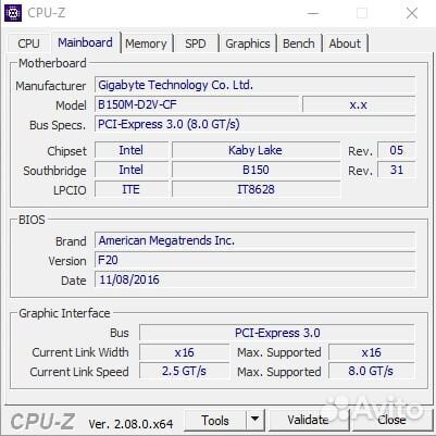 Игровой пк Intel i5-7500/ Nvidia GTX 1050Ti