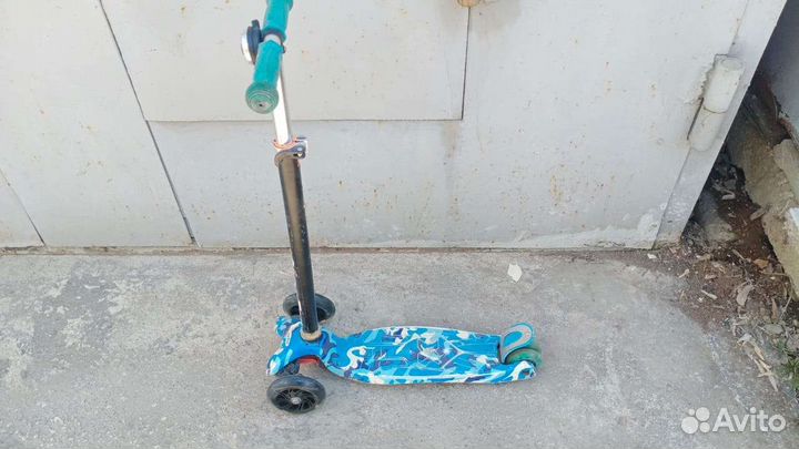 Самокат детский трехколесный бу