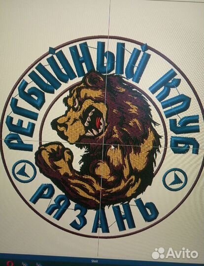 Машинная вышивка,dtf печать