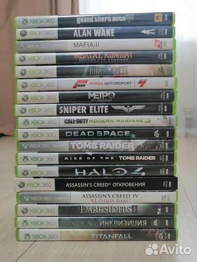 Диски на Xbox 360 лицензионные