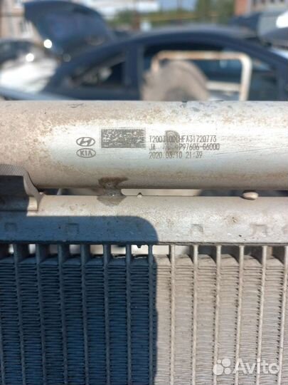 Радиатор кондиционера Kia Picanto 3