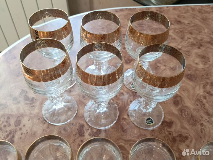 Рюмки хрусталь на ножке