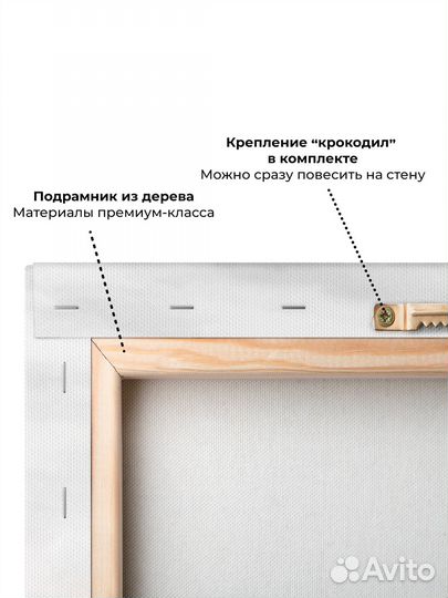 Интерьерная картина на холсте, Большой выбор