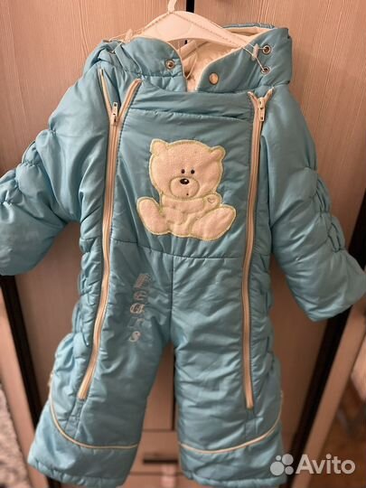 Зимний комбинезон 74 80 на мальчика