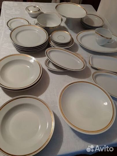 Столовый сервиз фарфор СССР
