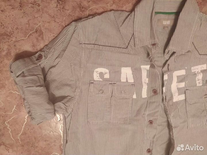 Рубашка подростковая, хлопок 100