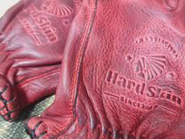 Перчатки бордовые винтажные HardSkin