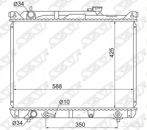 Радиатор suzuki escudo/grand vitara XL-7 2.7 00