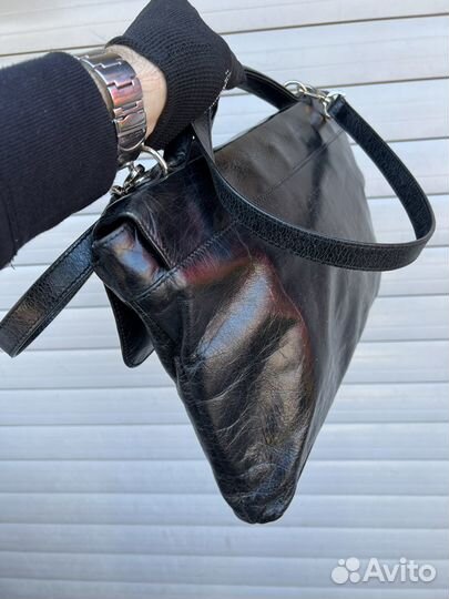 Кожаный портфель сумка gillian унисекс