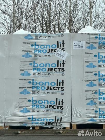 Блоки из газобетона производства Бонолит