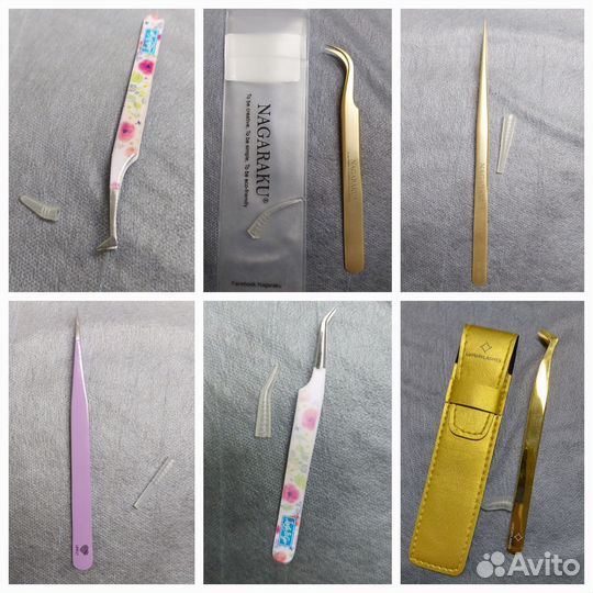 Пинцет для наращивания ресниц