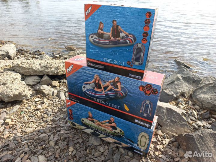 Надувная лодка до 225 кг. Новые