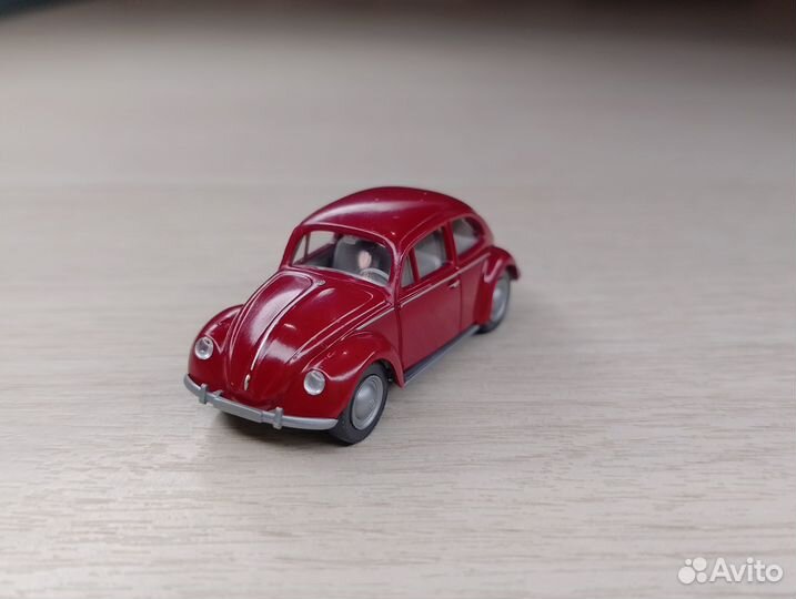 A30) Volkswagen Kafer (1946-2003) красный