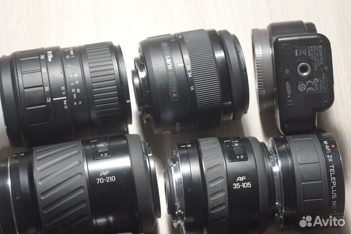 Объектив Minolta AF zoom 70-210.35-105.24-105