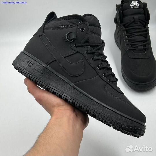Кроссовки Nike Air Force 1 Duckboot (с мехом) (Арт.73375)
