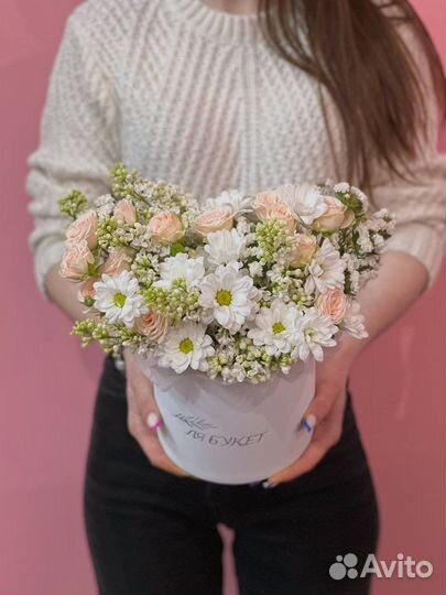 Цветы в коробке