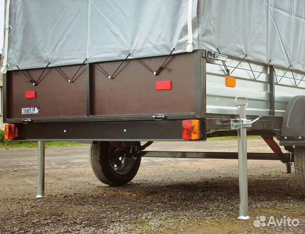 Задняя опора для прицепа