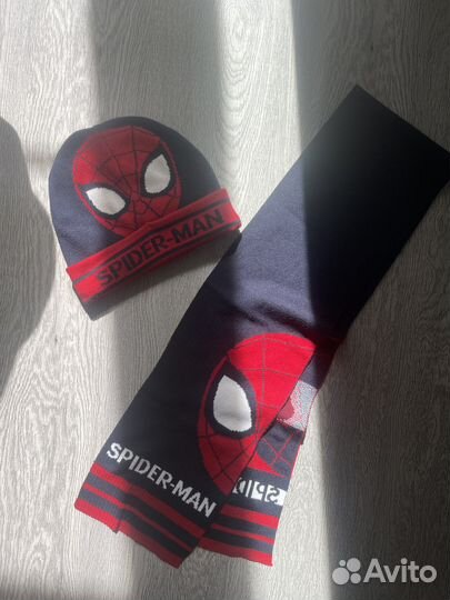 Комплект шапка и шарф для мальчика