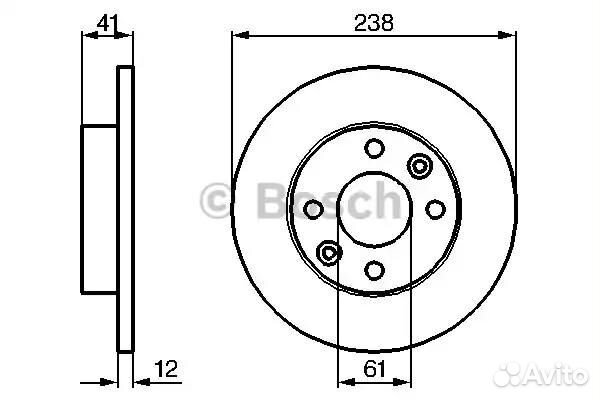 Диск тормозной