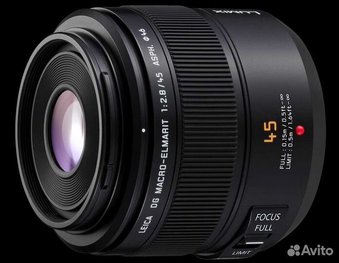 Макро-объектив Panasonic Leica 45mm f/2.8 DG