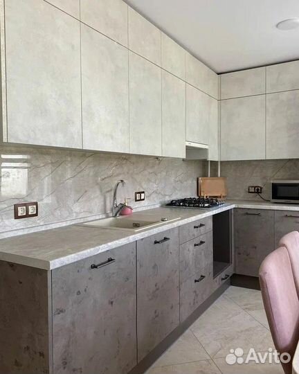 Кухонный гарнитур без ручек CN:044906