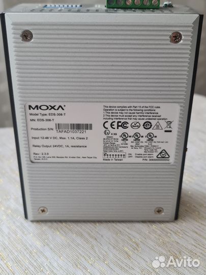 Moxa EDS-308-T коммутатор до 100 мбит/с