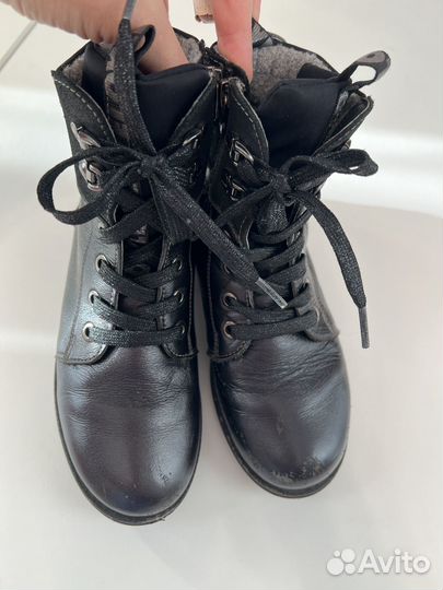 Ботинки демисезонные для девочки, 33 размер