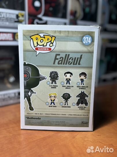 Funko pop Assaultron 374 (Fallout)